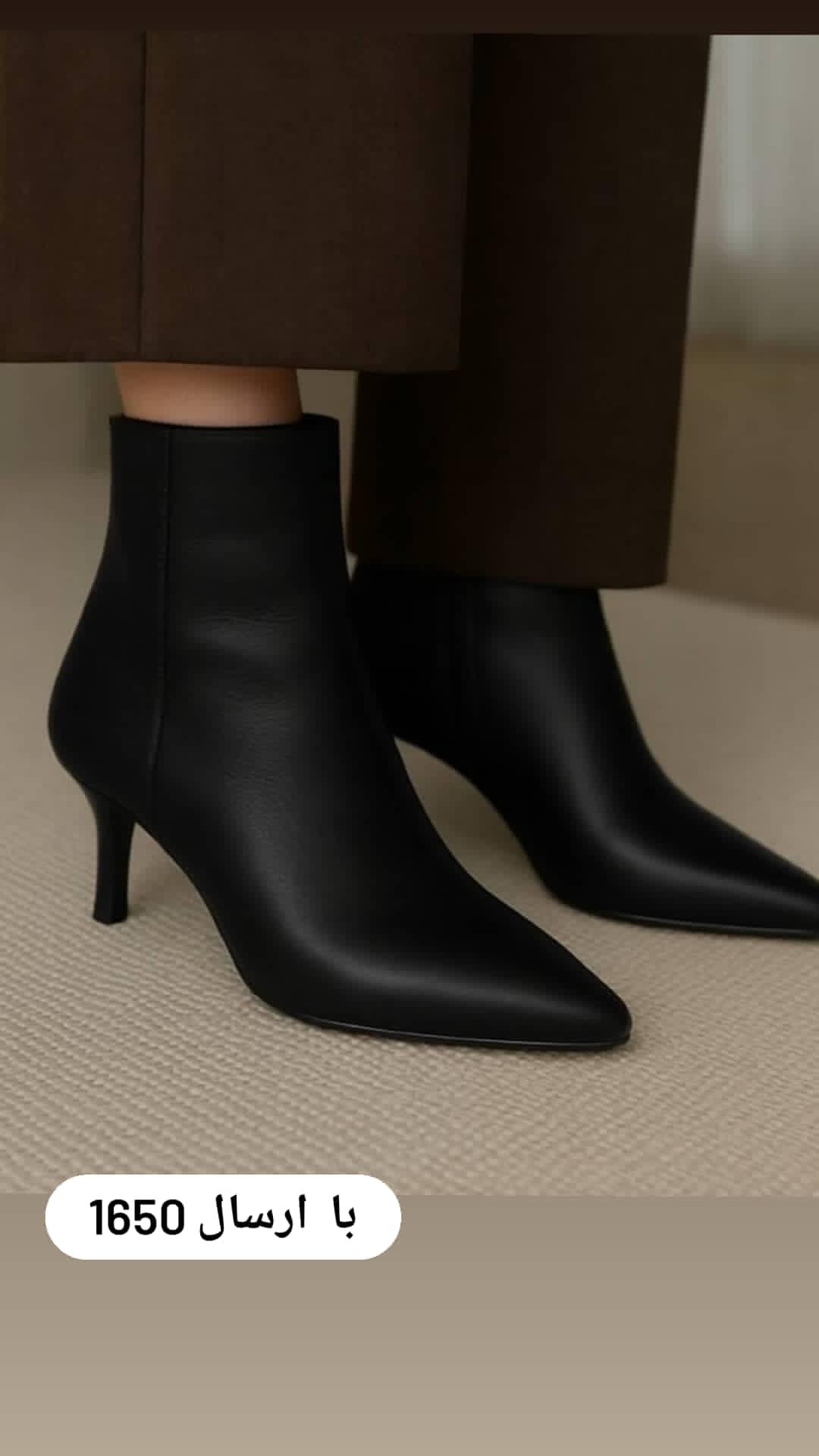 نیم بوت پاشنه ۵ سانت