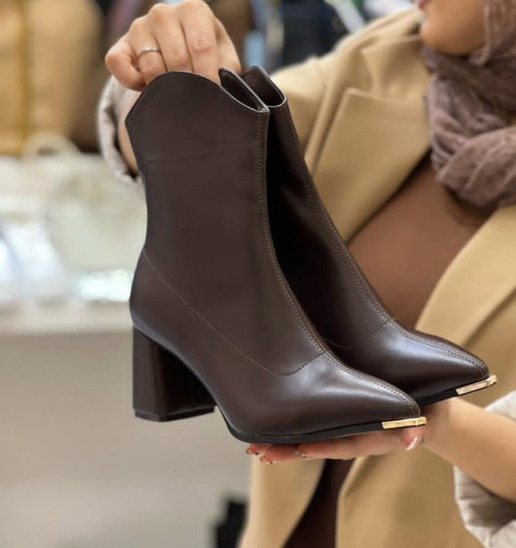 نیم بوت قهوه ای